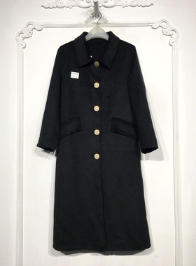 西树系列 D90398 时尚双面呢外套品牌女装折扣