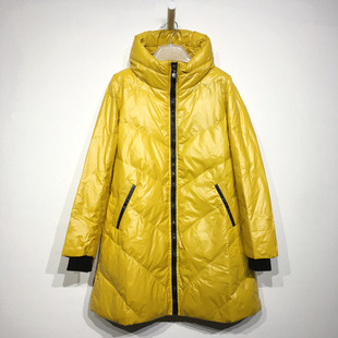 潮系列 D81141 时尚羽绒服品牌女装折扣切