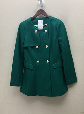 品牌折扣  毛呢大衣潮款 G23-L1245切