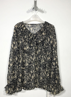 薇系列 D86554 时尚上装品牌女装折扣