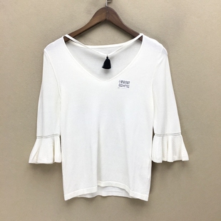 G22 品牌折扣 潮款 针织上装 H7102切 长袖