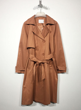 潮系列 D85750 时尚风衣外套品牌女装折扣