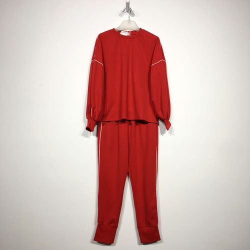 网红系列 D84020 时尚套装品牌女装折扣备