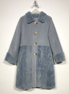 VE系列 D90020 时尚颗粒绒外套品牌女装折扣