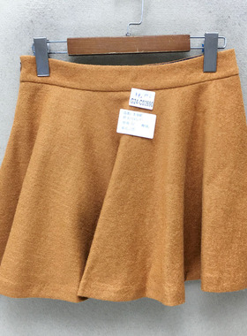 品牌折扣    羊毛短裙潮款G24-C02690确全