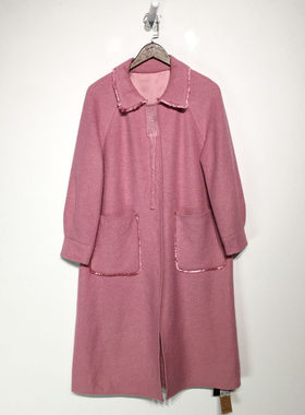 潮系列 Z01-A01533 时尚毛呢外套品牌女装折扣