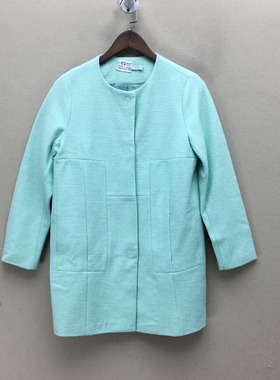 品牌折扣 毛呢外套潮款 G23-L0185切