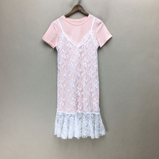 品牌折扣 A0913 两件套连衣裙潮款 Y23