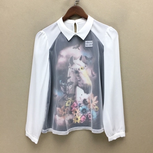 G22 品牌折扣 潮款 上装 G0837切 长袖