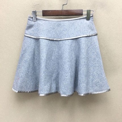 品牌折扣 毛呢短裙潮款 G23-G5011切