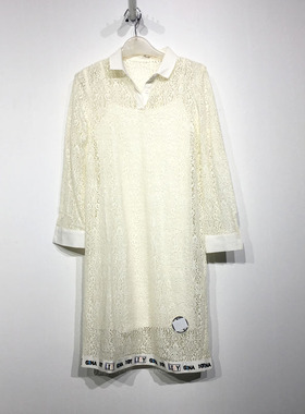 栾夏系列 D80036 时尚连衣裙两件套品牌女装折扣