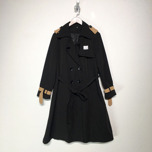 风衣外套品牌女装 潮系列 时尚 A00358 折扣靓切 Z01