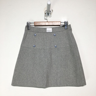 K5699切 G22 品牌折扣 毛呢短裙潮款