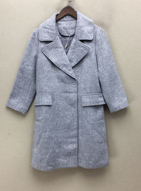 品牌折扣  毛呢大衣潮款 G23-K9909切