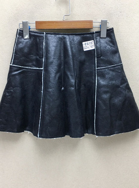 品牌折扣   皮短裙潮款 G23-L7437加绒切