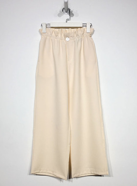 西树系列 D89509 时尚阔腿裤品牌女装折扣