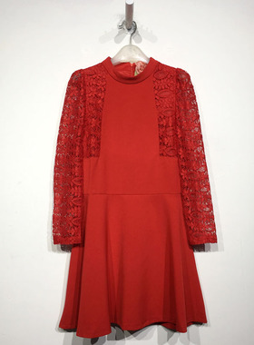 潮系列 D80862 时尚连衣裙品牌女装折扣