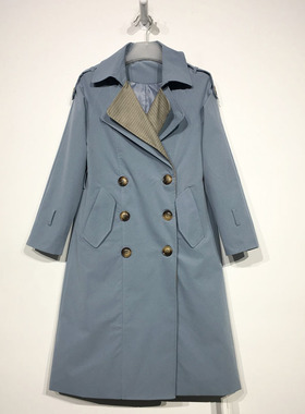 乔系列 D91552 时尚风衣外套品牌女装折扣