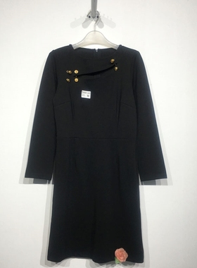 莫KN系列 D88146 时尚连衣裙品牌女装折扣切