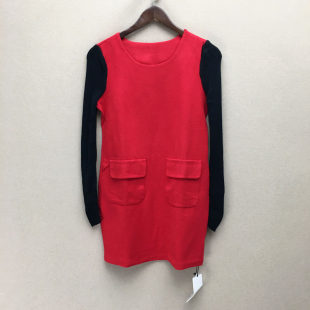 G23 毛呢连衣裙潮款 L6489 长袖 品牌折扣