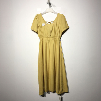 潮系列 D93388 时尚连衣裙品牌女装折扣