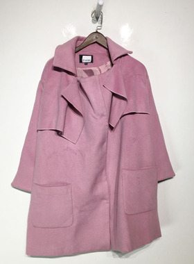 品牌折扣   时尚毛呢外套Z01-A03663确全