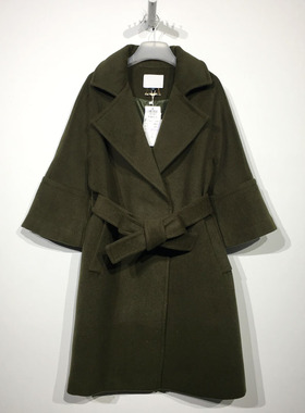 潮系列 D97067 时尚毛呢外套品牌女装折扣