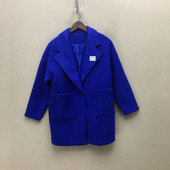 G23 品牌折扣 毛呢大衣潮款 L0238切