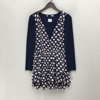 品牌折扣  长袖连衣裙潮款 G22-H8256确切