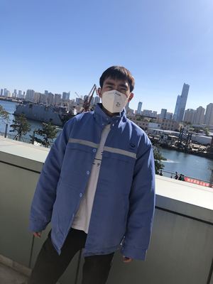 大连船厂中远棉袄保暖印字工作服