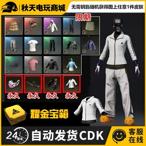 PUBG绝地求生耀金宝箱CDK