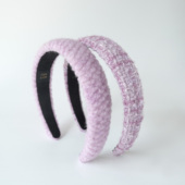 香芋色系发箍浅紫色小香风日韩少女头饰发带增高颅顶修饰脸型压发