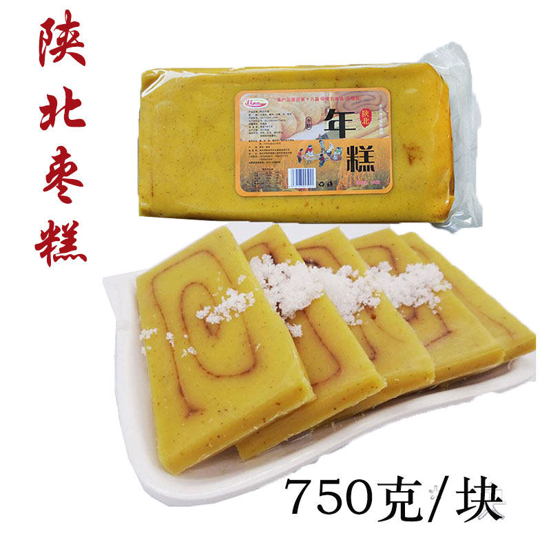 糕老庄黄米枣糕年糕陕西特产陕北黄米糕榆林延安大黄米枣糕