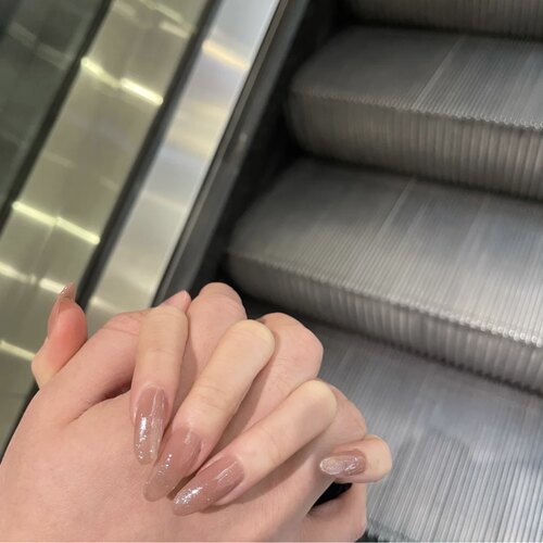 裸色指尖闪粉可拆卸穿戴甲