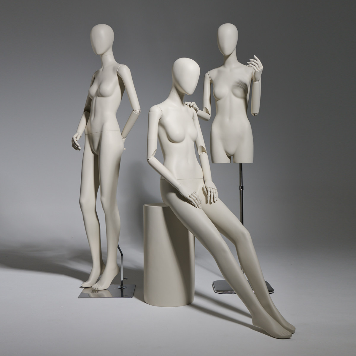 服装店高档女模特展示架全身女装婚纱假人偶假人橱窗陈列拍摄道具