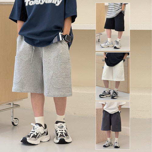 男童运动短裤宽松工装裤休闲裤子