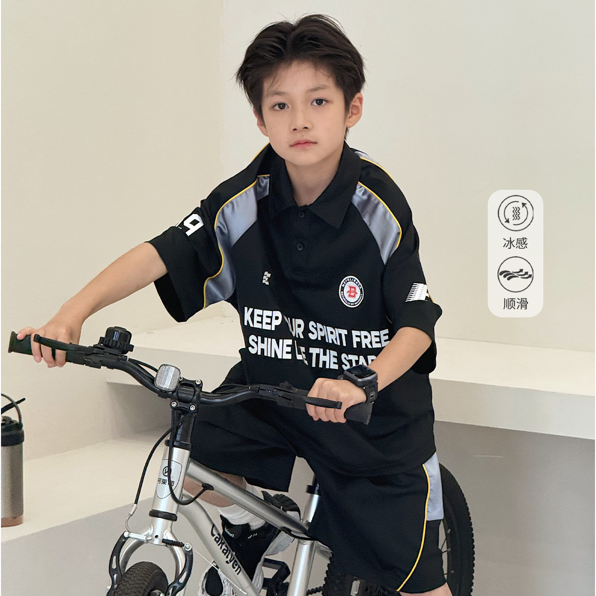 男童夏装套装2025新款自制韩版POLO短袖宽松短裤儿童运动两件套薄,童装/婴儿装/亲子装,套装,淘宝优惠券,粉丝福利购,淘宝优惠卷