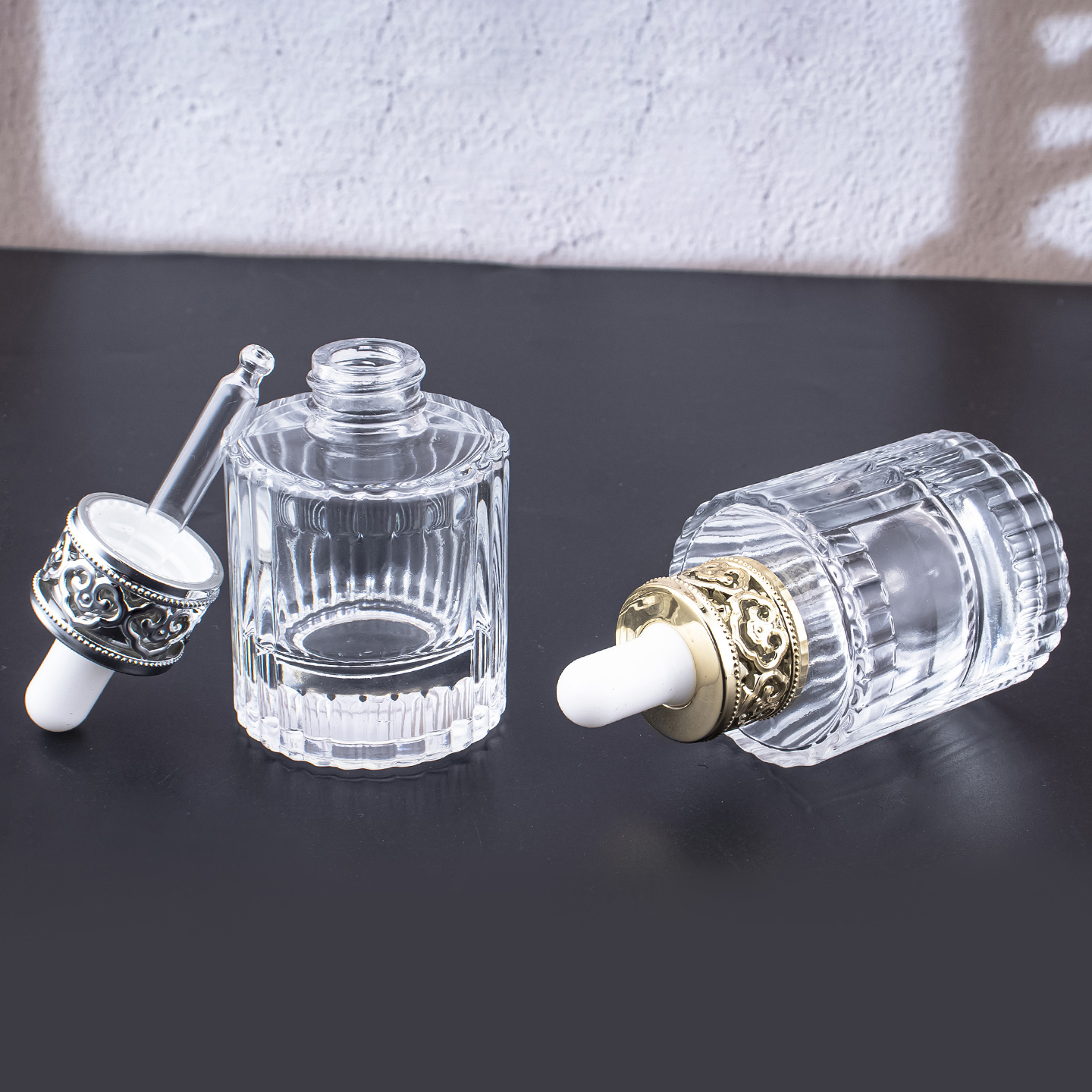 30ML磨砂玻璃滴管便携容器