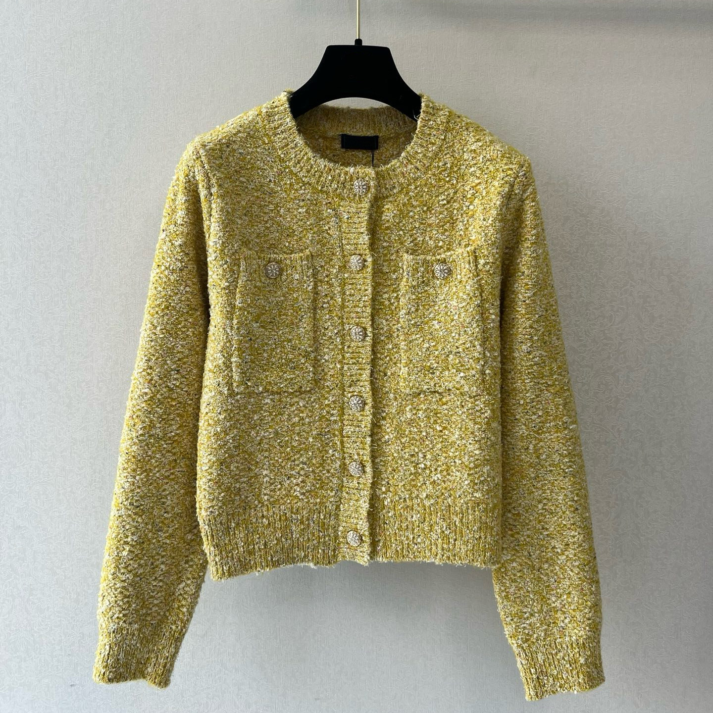 【夹彩特种纱线】显贵~精致感拉满！小香风名媛羊毛针织开衫女春,女装/女士精品,毛针织衫,淘宝优惠券,粉丝福利购,淘宝优惠卷