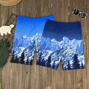 男款 可下水宽松款 游泳裤 五分防尴尬速干短裤 泡温泉海边 男士 沙滩裤