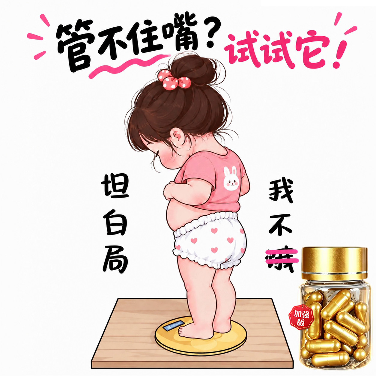 控制食欲天使金加强版管嘴饱腹不饿抑制减少食欲增加饱腹感香格儿