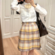 中牌制服馆山吹原创JK格裙制服裙春夏百褶裙短裙少女半身裙格裙