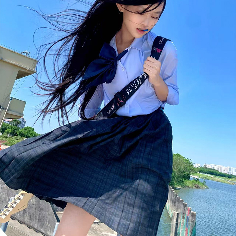 中牌制服馆(雾屿)校供感JK格裙图片