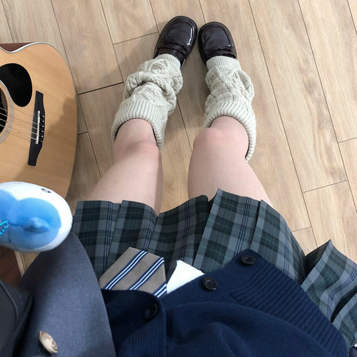 中牌制服馆 (芥绿)JK格裙原创校供JK百褶裙学院风TR面料百褶裙