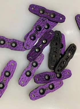 新款定位皮兜锅底皮兜双色柔软超纤扁皮弹弓皮兜烫锅底专用精准兜