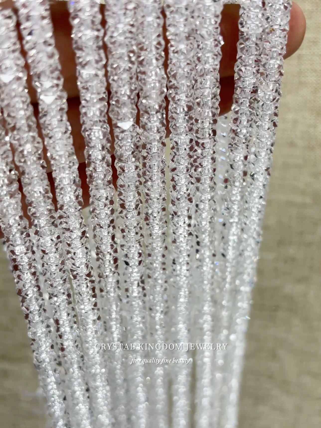 超闪天然白水晶切角盘珠串珠半成品散珠diy串珠手工窗帘门帘配件,饰品/流行首饰/时尚饰品新,DIY配件,淘宝优惠券,粉丝福利购,淘宝优惠卷