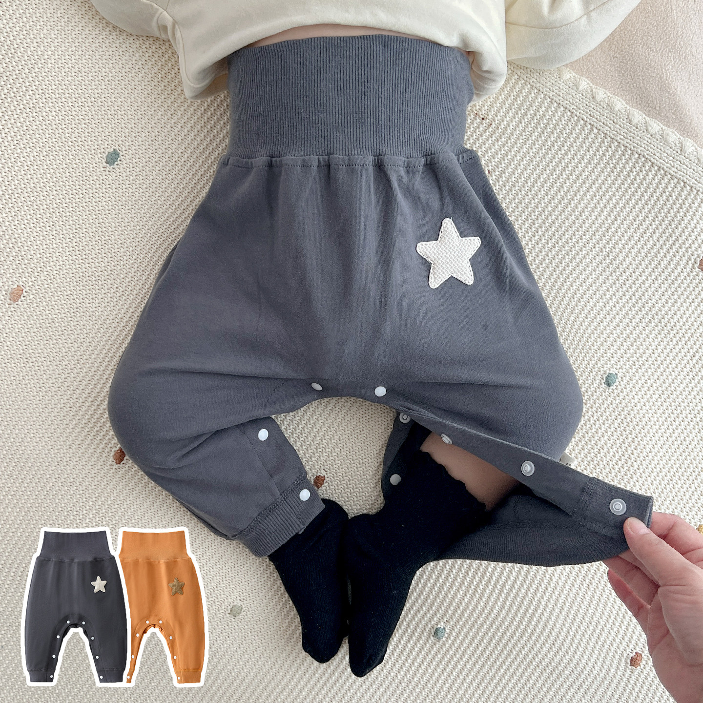 婴儿裤子春秋冬季开档打底裤免脱按扣裆男女宝宝长裤新生儿开裆裤,童装/婴儿装/亲子装,裤子,淘宝优惠券,粉丝福利购,淘宝优惠卷