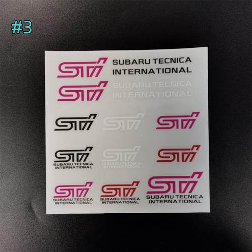 适用于斯巴鲁翼豹森林人傲虎力狮STI车贴 外观内饰贴纸车身随意贴