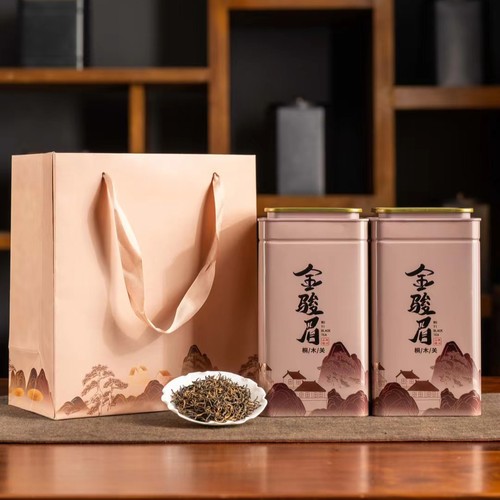 武夷山正宗金骏眉红茶特级茶叶养胃茶浓香型罐装自己喝送礼袋500g