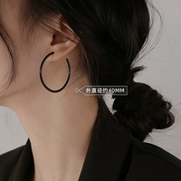 Черная серебряная игла для влюбленных, серебро 925 пробы, 40mm